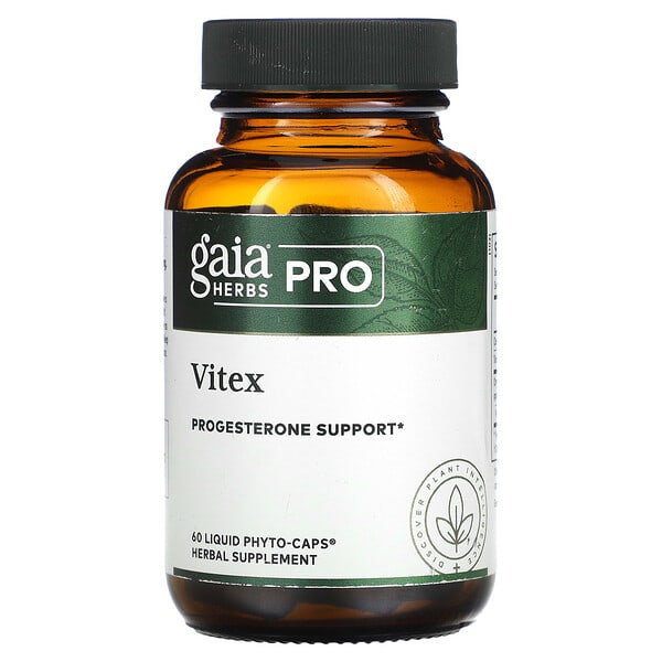 Gaia Herbs Professional Solutions‏, Pro ، Vitex ، دعم البروجسترون ، 60 كبسولة نباتية سائلة
