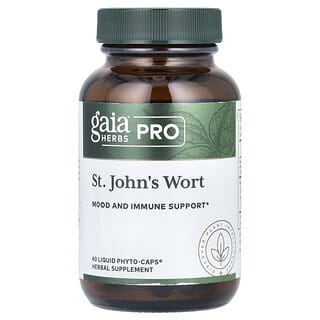 Gaia Herbs Professional Solutions, Зверобой, 60 жидких фито-капсул