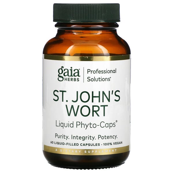 Gaia Herbs Professional Solutions, St. John's Wort, 60 Liquid-Filled Capsules