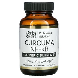 Gaia Herbs Professional Solutions, Curcuma NF-kB, Turmeric Supreme, 60 Liquid-Filled Capsules  