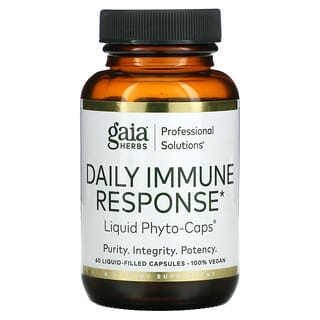 Gaia Herbs Professional Solutions, Daily Immune Response, 60 Liquid-Filled Capsules