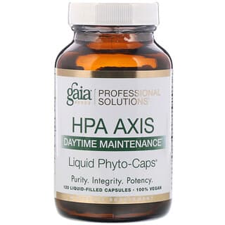 Gaia Herbs Professional Solutions, HPA Axis, Mantenimiento diurno, 120 cápsulas llenas de líquido