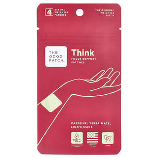 The Good Patch, Think, 4 Dermal Wellness Patches