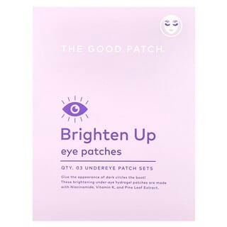 The Good Patch, Brighten Up Eye Patches , 3 Patch Sets