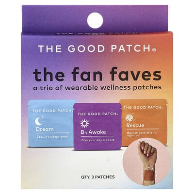 The Good Patch, Popular Health Care Patches, 3 Count