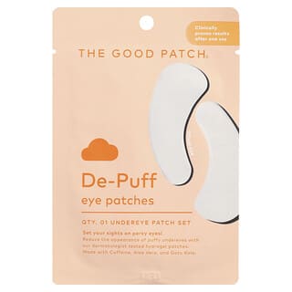 The Good Patch, De-Puff Eye Patches, 1 Pair