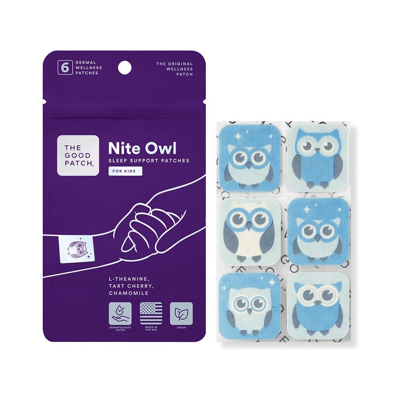 Nite Own（ナイトオウル）、子ども用、ダーマウェルネスパッチ6枚