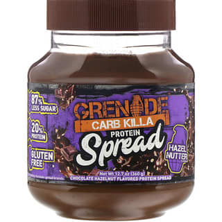 Grenade, Carb Killa（カーブキラ）、プロテインスプレッド、チョコレートヘーゼルナッツ味、360g（12.7オンス）
