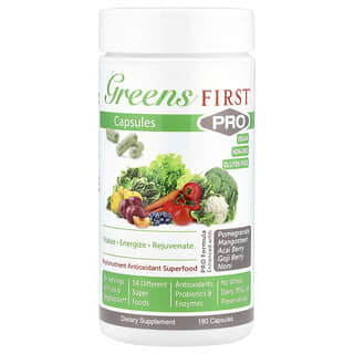 Greens First, PRO植物营养素减缓氧化SUPER FOODS，180粒胶囊