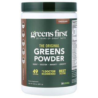 Greens First, Verduras de hoja en polvo, Chocolate, 299,1 g (10,55 oz)