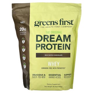 Greens First, Dream蛋白奶昔，醇厚荷兰巧克力味，25盎司（720克）
