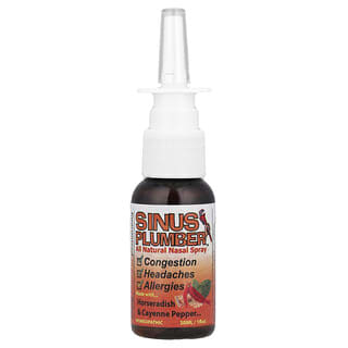 غرينسايشنز‏, Sinus Plumber، All Natural Nasal Spray، به 0.68 أوقية سائلة(20ملل)