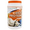 Organic Rice Protein, Brown Rice Protein Powder, Vanilla Blast, 2.05 lbs (930 g)