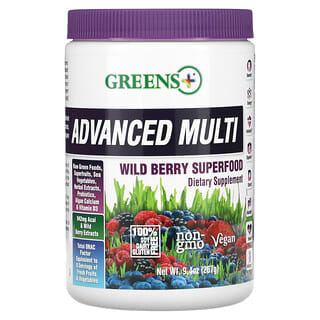 Greens Plus, Advanced Multi, Superaliment aux baies sauvages, 267 g