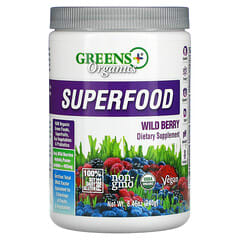 Greens Plus, Organics Superfood, Wild Berry, 8.46 oz (240 g)