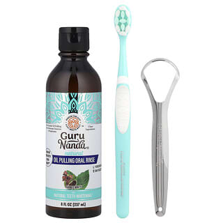 GuruNanda, Natural Oil Pulling Oral Rinse, Clinical, Coco-Mint, 8 fl oz (237 ml)