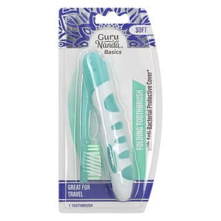 GuruNanda, Basics, Folding Toothbrush, Soft , 1 Toothbrush