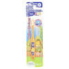Kids, Bristle Toothbrush, Ages 2+, Extra Soft, Giraffe , 1 Toothbrush + 1 Cover