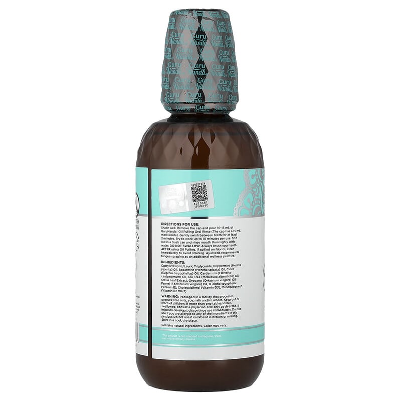 Natural Oil Pulling Oral Rinse, Farmed Mint™, 16 fl oz (473 ml)