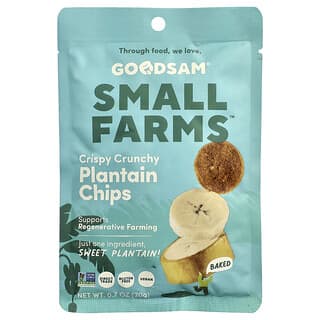 GoodSam PBC, Crispy Crunchy Chips, Plantain, 0.7 oz (20 g)