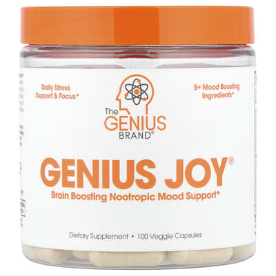 The Genius Brand, Genius Joy, 100 Veggie Capsules