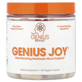 The Genius Brand, Genius Joy®, 100 Cápsulas Vegetais