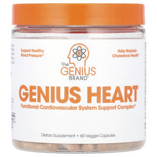 The Genius Brand, Genius Heart, 60 capsules végétariennes