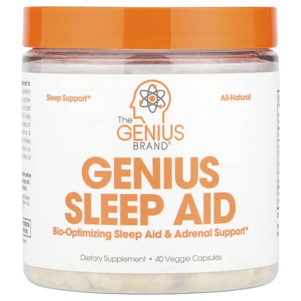 Genius Sleep Aid, 40 Veggie Capsules