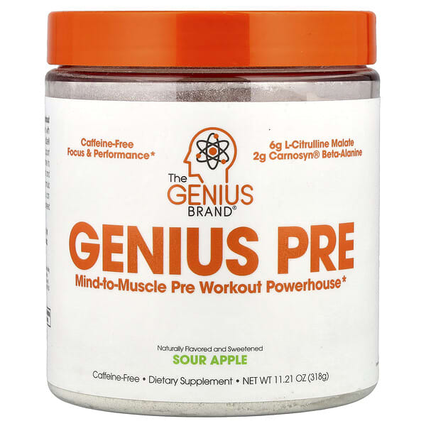 Genius Pre, Sour Apple, 11.21 oz (318 g)