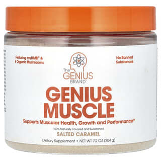 The Genius Brand, Genius Muscle, Caramel salé, 204 g
