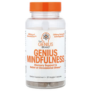 The Genius Brand, Genius Mindfullness, 30 Veggie Capsules