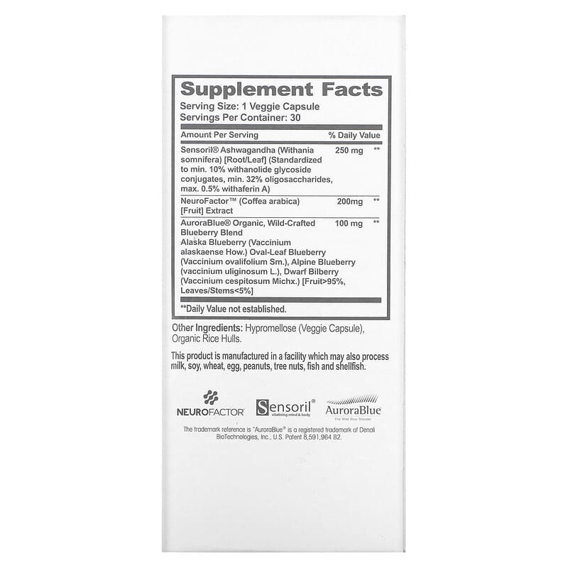 Genius（ジーニアス）マインドフルネス、ベジカプセル30粒