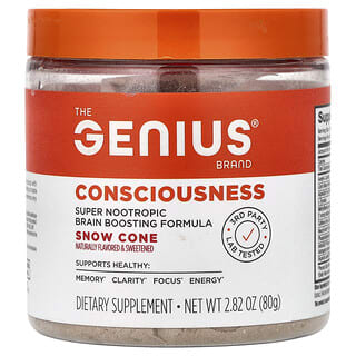 The Genius Brand, Conciencia de genio, Cono de nieve`` 81 g (2,86 oz)