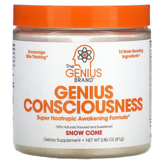 The Genius Brand, Genius Consciousness, снежный конус, 81 г (2,86 унции)