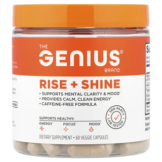 The Genius Brand, Aumento y brillo, 60 cápsulas vegetales