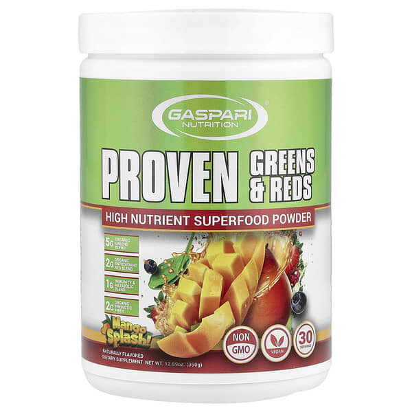Proven Greens & Reds, Mango Splash, 12.69 oz (360 g)