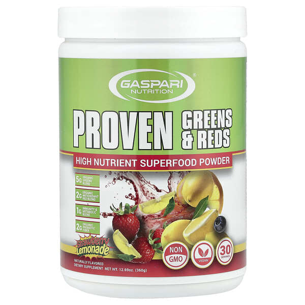 Proven Greens & Reds, Strawberry Lemonade, 12.69 oz (360 g)