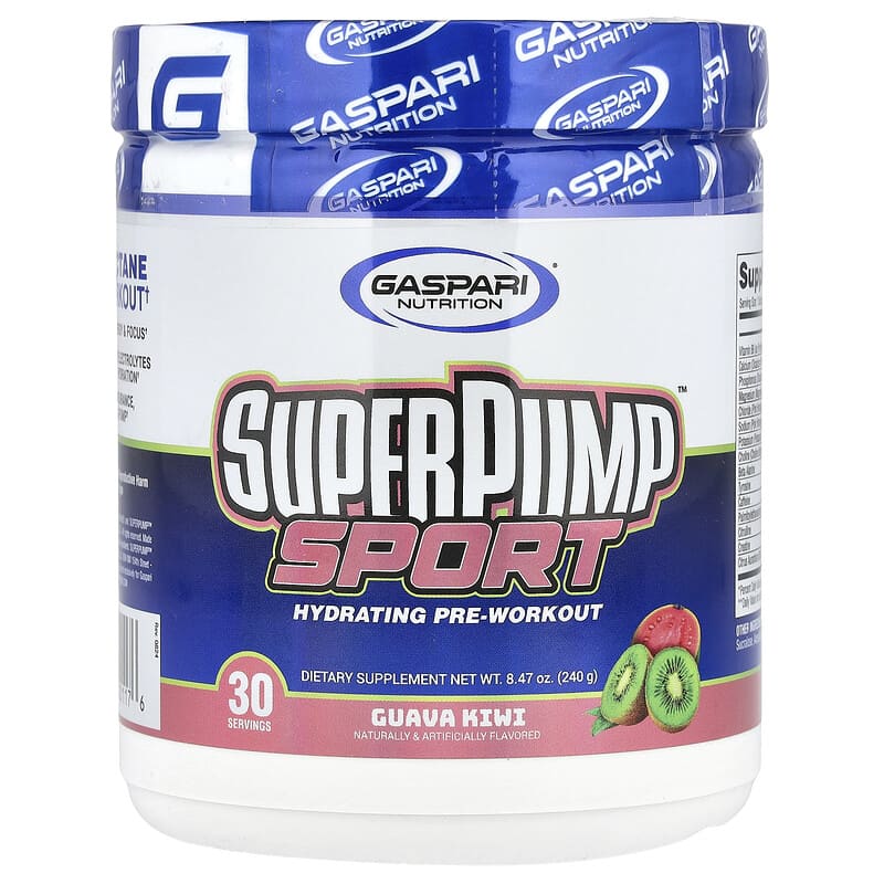 SuperPump™ Sport、ハイドレーティング プレワークアウト