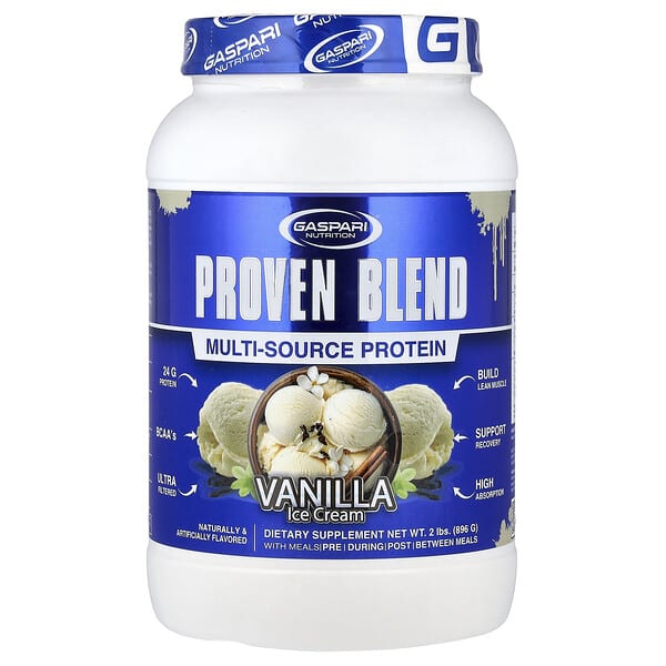 Proven Blend Multi-Source Protein, Vanilla Ice Cream, 2 lbs (896 g)
