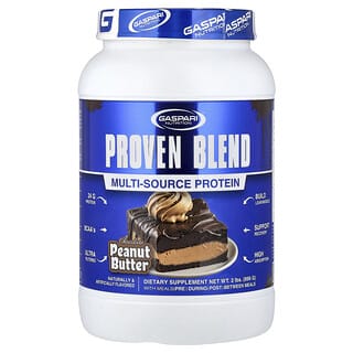 Gaspari Nutrition, Mezcla probada de proteínas de fuentes múltiples, Chocolate y mantequilla de maní, 896 g (2 lb)