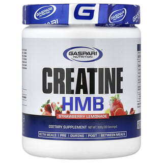 Gaspari Nutrition, Creatine HMB, Strawberry Lemonade, 300 g
