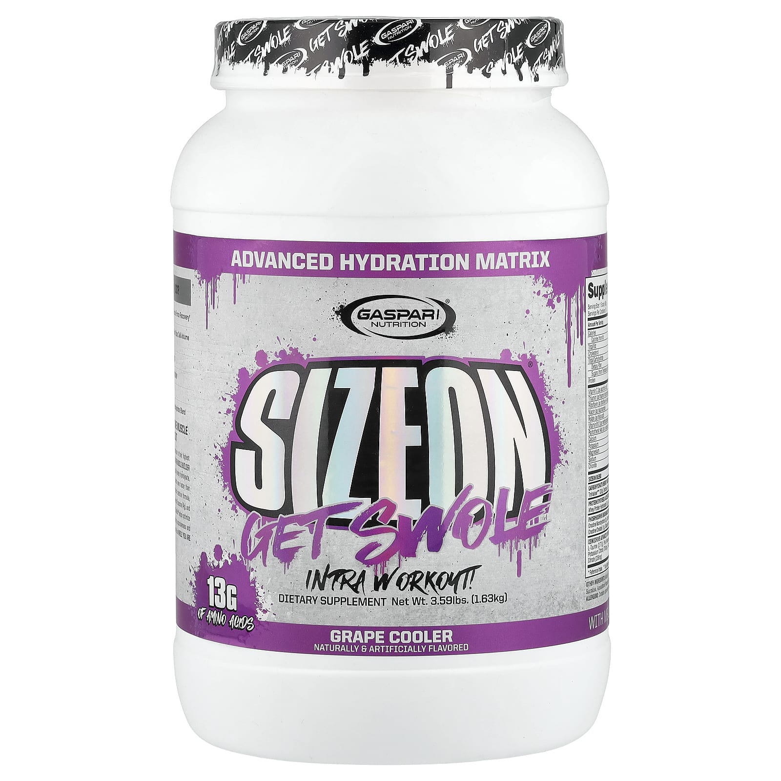 SIZEON ギャスパリ（レモンアイス味)　　OMEGA-3 サービス！ セール】【Rシェイカー】サイズオン マキシマムパフォーマンス