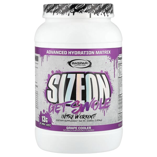 SizeOn®, Intra Workout, Grape Cooler, 3.59 lbs (1.63 kg)