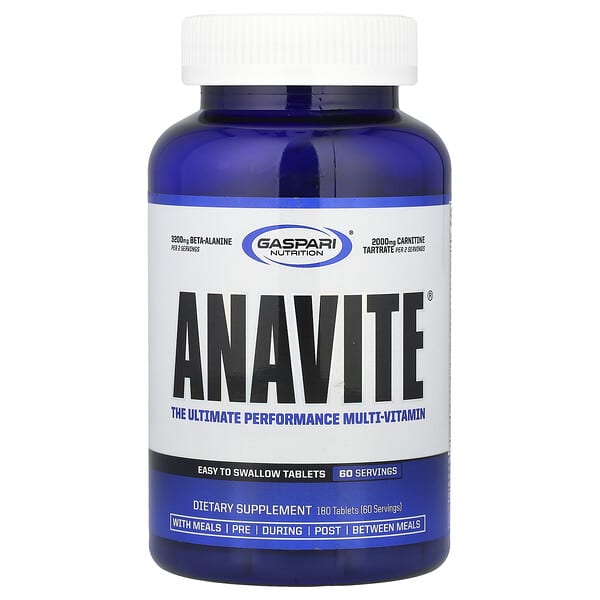 ANAVITE®, The Ultimate Performance Multi-Vitamin, 180 Tablets