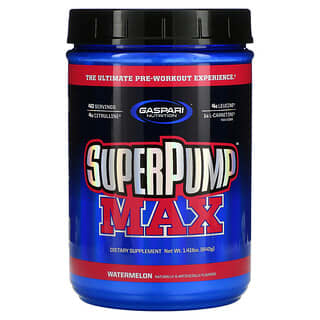 Gaspari Nutrition, SuperPump Max, арбуз, 640 г (1,41 фунта)