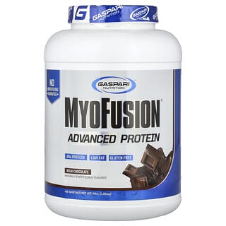 Gaspari Nutrition, MyoFusion（マイオフュージョン）、アドバンスドプロテイン、ミルクチョコレート、1.81kg（4ポンド）