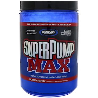 Gaspari Nutrition, SuperPump Max, die ultimative Pre-Workout-Erfahrung, Amerikanische Traubenkirsche, 640 g