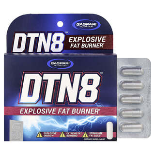 Gaspari Nutrition, DTN8, Explosive Fat Burner, 60 Capsules