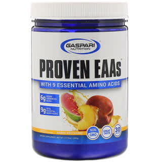 Gaspari Nutrition, Proven EAA，含 9 種必需氨基酸，番石榴/油桃味，13.75 盎司（390 克）