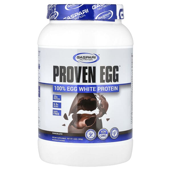 Proven Egg™, 100% Egg White Protein, Chocolate, 2 lbs (900 g)